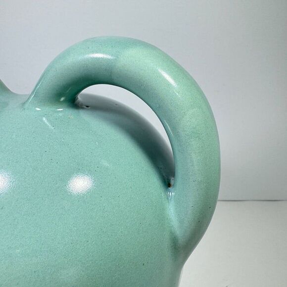 Mohawk Jug Green Stoneware Vintage Pottery NY R-4 Jug Sea Foam Green - Picture 4 of 9
